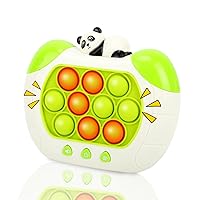 Quick Push Pop Game It Fidget Toys Handheld Fast Push Pop It Game for Kids Adults, Push Bubble Light up Sensory Toys, Birthday Gifts for Boys Girls (Panda)