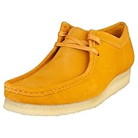 Clarks Wallabee Suede Mens Yellow Boots