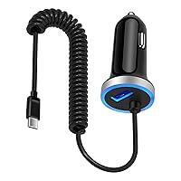 USB C Samsung Fast Car Charger for Samsung Galaxy A35 A25 A55 S24 Ultra A14 A23 A54 Z Fold/Flip4 A15 S23 A53 S20 A03s;Google Pixel 8 7 Pro 6;3.4A Car Adapter Plug + 3ft Type C Android Charger Cable