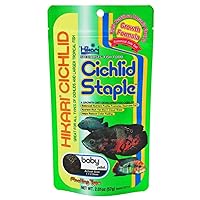 Hikari Cichlid Staple Floating Baby Pellets for Pets, 2-Ounce