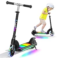 Electric Scooter for Kids Ages 6-12 (Mainly 6-10), Kids Electric Scooter with Adjustable Height, Kick Scooter for Kids up to 110 Lbs, up to 6Mph