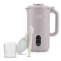 Nut Milk Maker Machine - Convenient Nut Milk Machine for Homemade Plant-Based and Dairy-Free Beverages | Nut and Soy Milk Maker with Stainless Steel Blades Produces Up To 5.5 Cups
