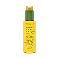 L'Erbolario The Colours Of The Vegetable Garden - Revitalizing Cleansing Milk - Gently Cleanses To Remove Impurities And Makeup - Provides A Firmer And More Toned Look - Moisturizes Skin - 3.4 Oz