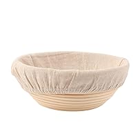 Bread Proofing Baskets 8.5 inch Round Dough Proofing Bowls w/Liners Perfect for Home Sourdough Bakers Baking