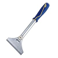 QEP 62920 4 in. Floor and Wall Razor Scraper with 5.25 in. Handle and Stainless Steel Blade