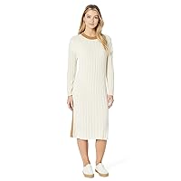 Madewell (Re sourced Ribbed Midi Sweater Dress Antique Cream SM (Women's 2-4)
