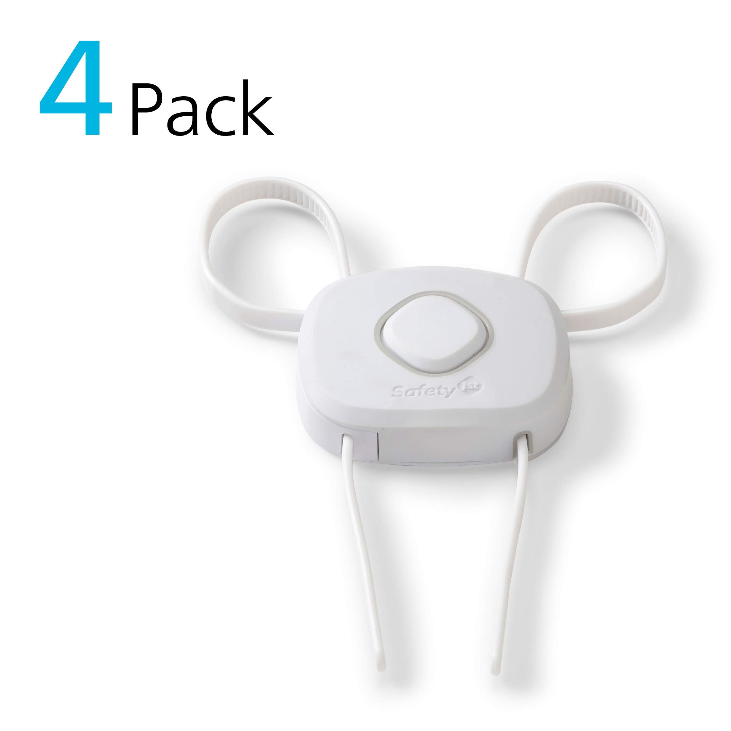 Safety 1st OutSmart™ Flex Lock, White, 4 Pack