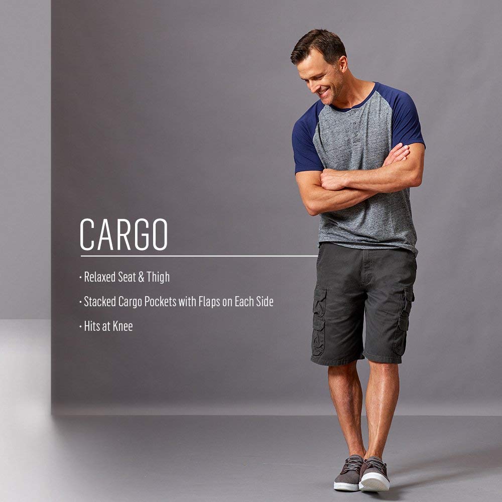 Wrangler Authentics Men's Big & Tall Premium Twill Cargo Short