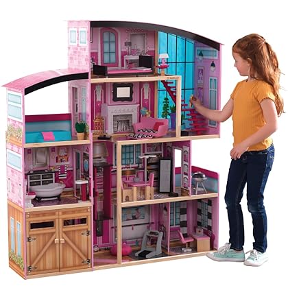 KidKraft Wooden Dollhouse Shimmer Mansion for 12