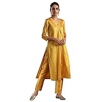 Elina fashion Plus Size Indian Pakistani Kurti for Womens With Pant | Art Silk Woven Kurta Kurtis Dress For Women