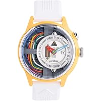 Cable Z - Men’s Watch with Patented LED Lighting System, Swiss Designed, Stainless Steel Case, Rubber Strap