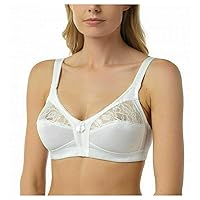 DigitalSpot Ladies Non Wired Firm Control Soft Cup Satin Lace Brassieres Womens Non Padded Underwear Bra