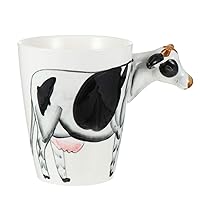 PartyKindom 1pc giraffe mug milk mugs porcelain espresso cups tooth brush cup gift mugs coffee mug with drinking mug decorative coffee mug water mug office mug drinks 3d hot water cup ceramics