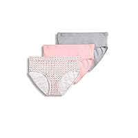 Jockey Women's Underwear Elance Breathe Hipster - 3 Pack, Silver Fox/Spotty Dot/Blushing Rose, 10