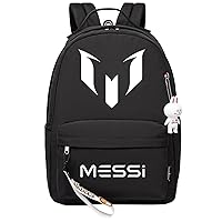 Football Star Graphic Travel Bag PSG Casual Daypack,Multifunction Laptop Rucksack Lightweight Bookag for Student