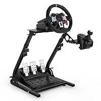 FLAONUSGT Racing Wheel Stand Simulator Steering Stand Wheel Stand for Logitech G25/G27/G29/G920,Thrustmaster T300Rs/ T300Gt/T150Rs Supporting TX Xbox PS4 PS5 PC