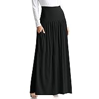 Maxi Skirts for Women Ankle Length Skirt Casual Long Skirt High Waisted Maxi Skirt Reg and Plus Size Skirt Long Skirt