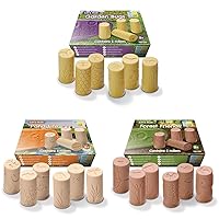 Let's Roll Garden Bugs Clay Rollers & Let's Roll Pond Life Clay Rollers, Natural, Set of 6 (YUS1157) & Let's Roll Forest Friends Clay Rollers, Brown, Set of 6 (YUS1155)