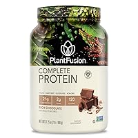 Complete Vegan Protein Powder - Plant Based With BCAAs, Digestive Enzymes and Pea Protein - Keto, Gluten Free, Soy Free, Non-Dairy, No Sugar, Non-GMO - Chocolate 2 lb