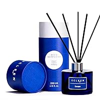 Reed Diffuser 6.7 Oz(200ml), Escape Scented Reed Diffuser with Sticks, Home Fragrance Reed Diffuser for Bathroom, Bedroom Decor