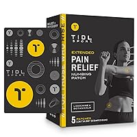 TIDL Extended Relief Pain Patch with Lidocaine and Menthol - Maximum Strength Topical Pain Relief - Deep Fully Body Recovery (5 Patches)