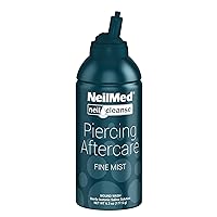 NeilMed NeilCleanse Piercing Aftercare, Fine Mist, 6.3 Fluid Ounce