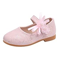Fashion Summer Children Sandals Girls Casual Shoes Flat Bottom Lightweight Pearl Ribbon Flower Rose Little Girl Shoes