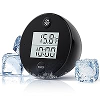 Ice Bath Thermometer, Water Bath Thermometer for Ice Bath, Waterproof Timer, Cold Plunge Thermometer, Floating Pool Thermometer Gauge, Ice Bath Cold Plunge Accessories - 1-Year Warranty