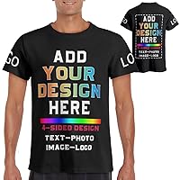 Tshirts Men Women Personalized T Shirt Design Your Own T-Shirt with Photos Text
