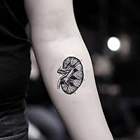 Kidney Temporary Tattoo Sticker (Set of 2) - OhMyTat