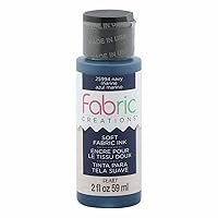 Fabric Creations Fabric Ink in Assorted Colors (2-Ounce), Navy Blue