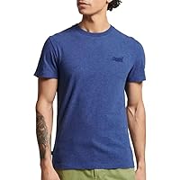 Superdry Mens Organic Cotton Essential Logo T-Shirt Bright Blue Marl Size XL