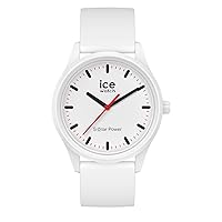 Ice-Watch - ICE Solar Power Polar - White Men/Unisex Watch with Silicone Strap - 017761 (Medium), White, Fashion/Fashion