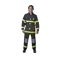 Dress Up America Firefighter Costume For Adults - Fireman Dress Up Set