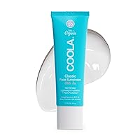 COOLA Organic Face Sunscreen SPF 50 Sunblock Lotion, Dermatologist Tested Skin Care for Daily Protection, Vegan and Gluten Free, 1.7 Fl Oz