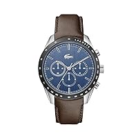 Lacoste Boston Men's Quartz Chronograph Stainless Steel Quartz Watch | Classic Elegance | Water Resistant - 5 ATM/50 Meters