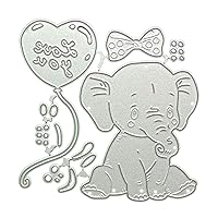 Cartoon Elephant Cutting Dies Party Embossing Dies Template for DIY Scrapbooking Album Decorative Dies Cuts for Card Making