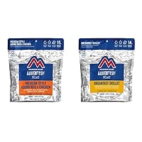 Mountain House Mexican Style Adobo Rice & Chicken, 2-Servings | Gluten-Free & Breakfast Skillet | Freeze Dried Backpacking & Camping Food | 2 Servings | Gluten-Free