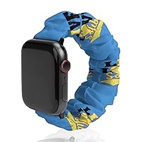Live Love Sotball Watch Band Soft Scrunchie Watch Strap Sport Strap Compatible with