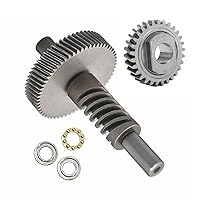 Meat Grinder Pinion-Spare Parts Mincer Bearing Worm Gear for 5QT 9706529 9703445 9703680 W11086780 WP9709231 Mixer Repair Parts Accessories Metal Gear Set for Mixer Mixer Spare