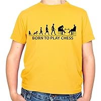 Born to Play Chess - Childrens/Kids Crewneck T-Shirt