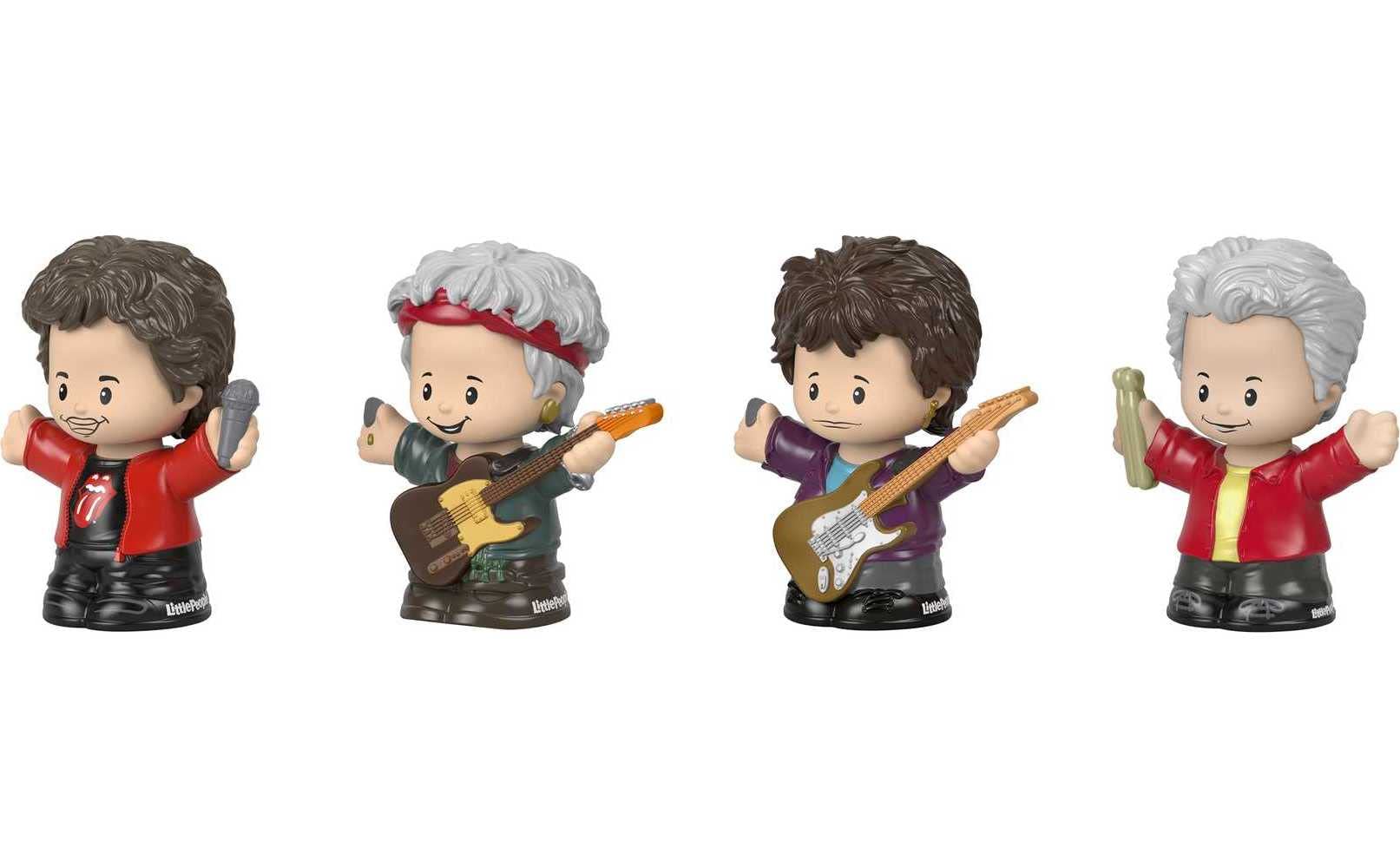Little People Collector Rolling Stones Special Edition Figure Set in Display Gift Package for Adults & Fans, 4 Figurines