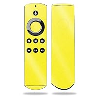 MightySkins Glossy Glitter Skin for Amazon Fire TV Remote - Yellow | Protective, Durable High-Gloss Glitter Finish | Easy to Apply, Remove, and Change Styles | Made in The USA