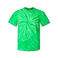 Adult one-color vat-dyed cyclone tee. (Kelly) (Medium)