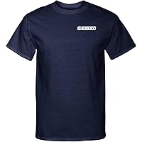 Ford Mustang Shelby Crest Pocket Print Tall Shirt, Navy 4XLT