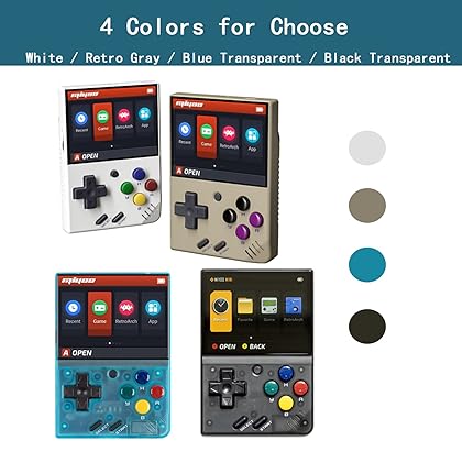 Miyoo Mini V2 Handheld Game Console 2.8 inch Classic System Retro Video Games Consoles (Retro Gray)