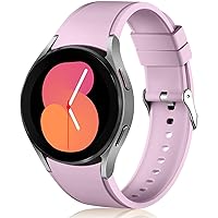 Lerobo No Gap Band Compatible for Samsung Galaxy Watch 6 5 & 4 Band 44mm 40mm/Watch 5 Pro Band 45mm/Galaxy Watch 4 Classic 46mm 42mm Band,20mm Quick Release Sport Band Replacement for Galaxy Watch 5 4