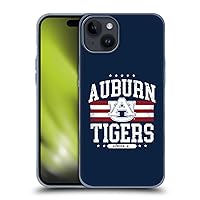 Head Case Designs Officially Licensed Auburn University AU Auburn Pride Soft Gel Case Compatible with Apple iPhone 15 Plus