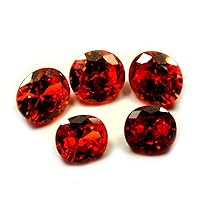 11X8 to 12X9 MM 5 Pcs Cubic Zircon Oval Shape Lot Faceted Loose Gemstone for Jewelry Making