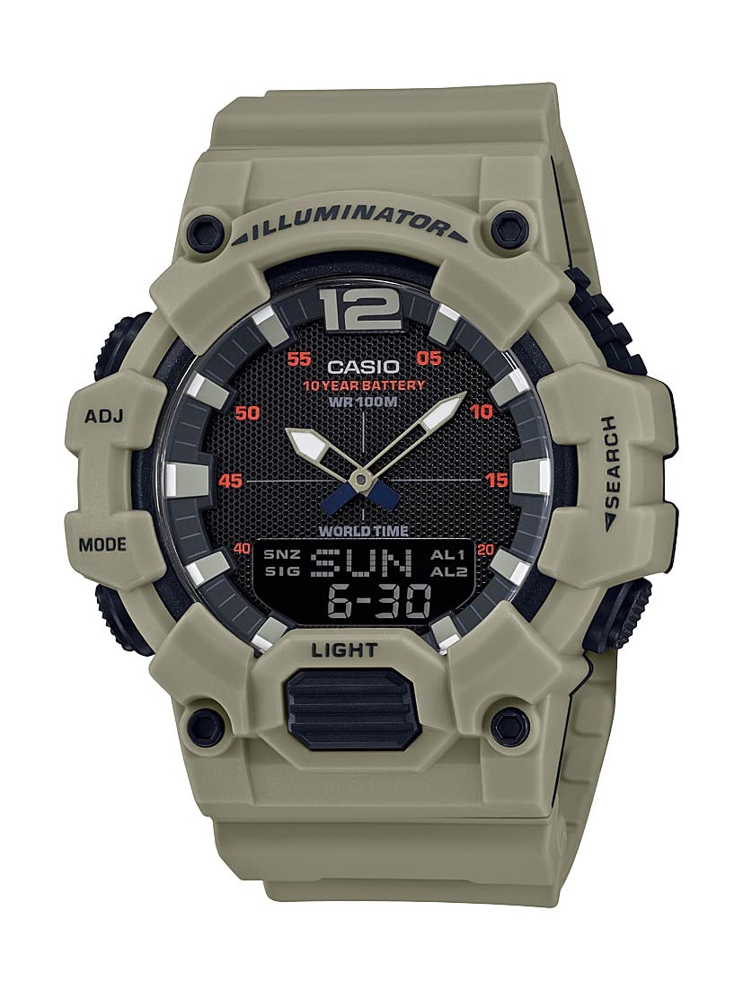 Casio Men's HDC-700-1AVCF Classic Analog-Digital Display Quartz Black Watch